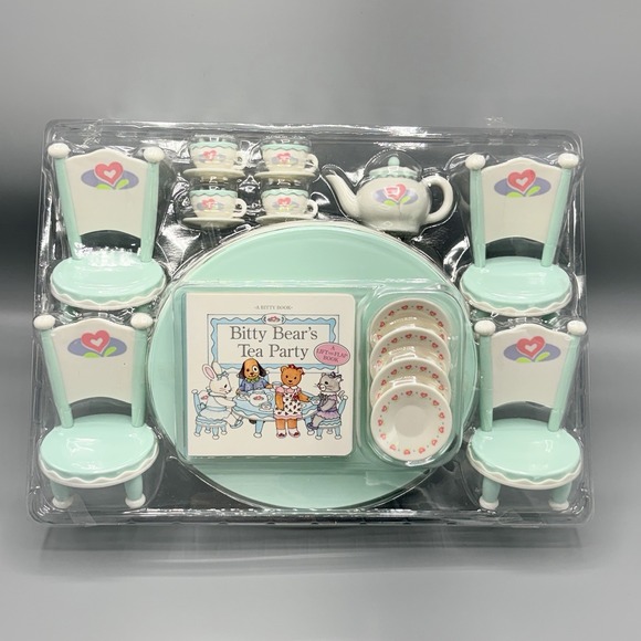 Bitty Baby Other - Vintage Bitty Baby Bitty Bear's Tea Party Set NEW Retired Set